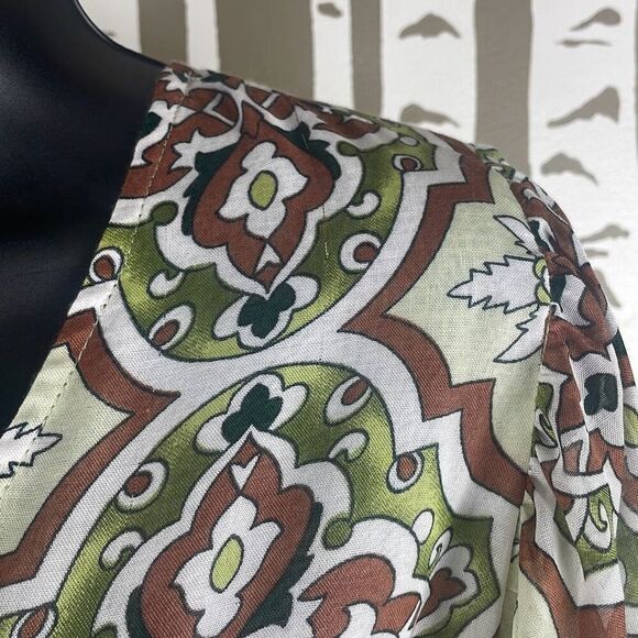 Soft Surroundings Zia Maxi Dress Medallion Print NEW Petite L - Picture 13 of 14